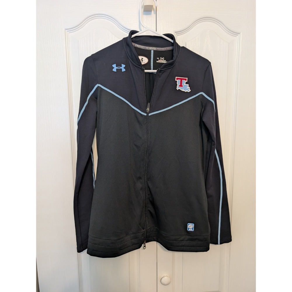 Louisiana Tech University Full Zip Heatgear Black Under Armour Women's Medium